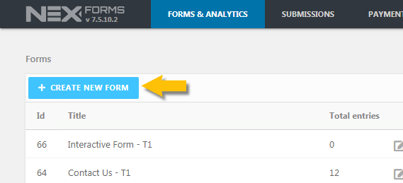 NEX-Forms Docs - figures