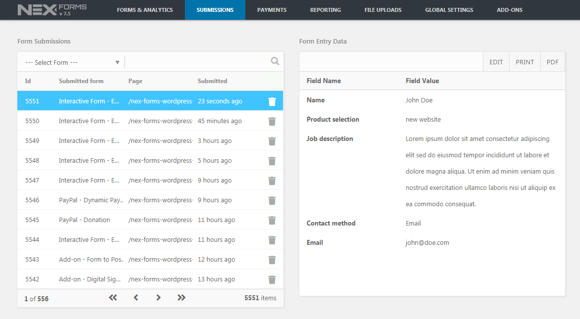 NEX-Forms Docs - figure