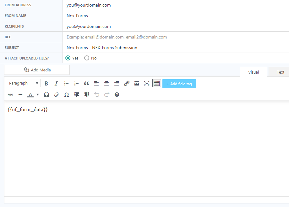 NEX-Forms Docs - Figure