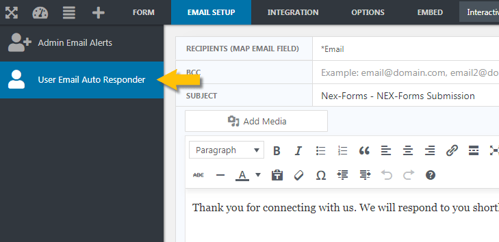 NEX-Forms Docs - Figure