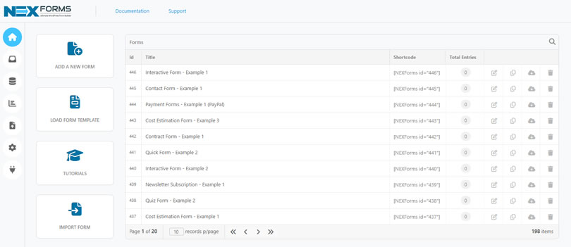 NEX-Forms - Create First Form - Figure - 1