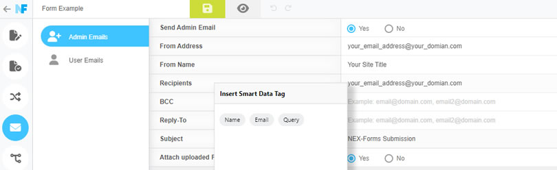 NEX-Forms - Success Message - Figure - 1