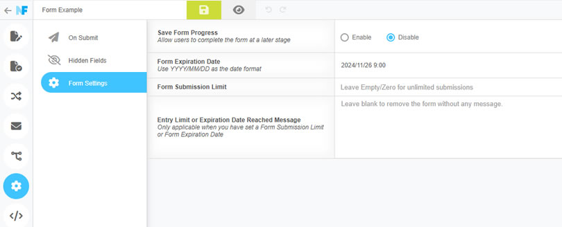 NEX-Forms - Success Message - Figure - 1
