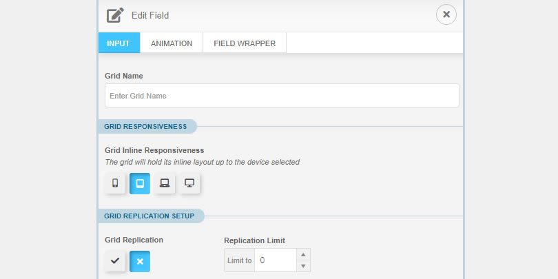 NEX-Forms - Grid Settings - Figure - 1