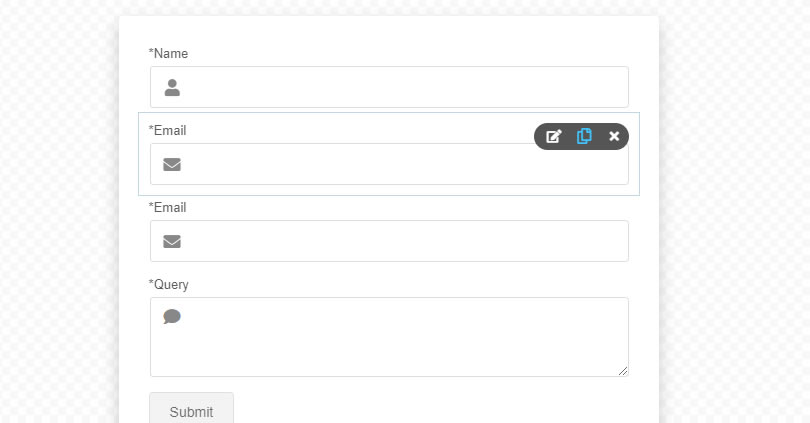 NEX-Forms - Managing Fields - Figure - 1
