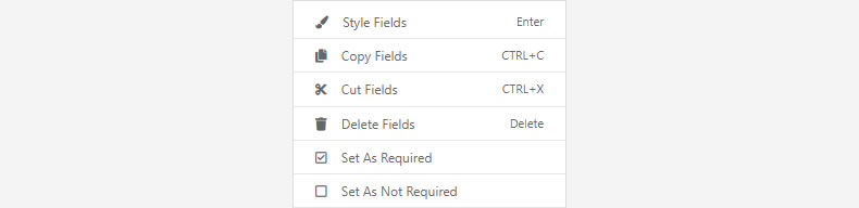 NEX-Forms - Contect Menu - Figure - 4