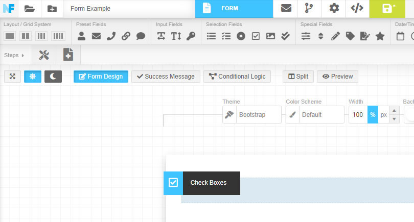 NEX-Forms - Form Fields and Elements - Checkboxes - figure - 1
