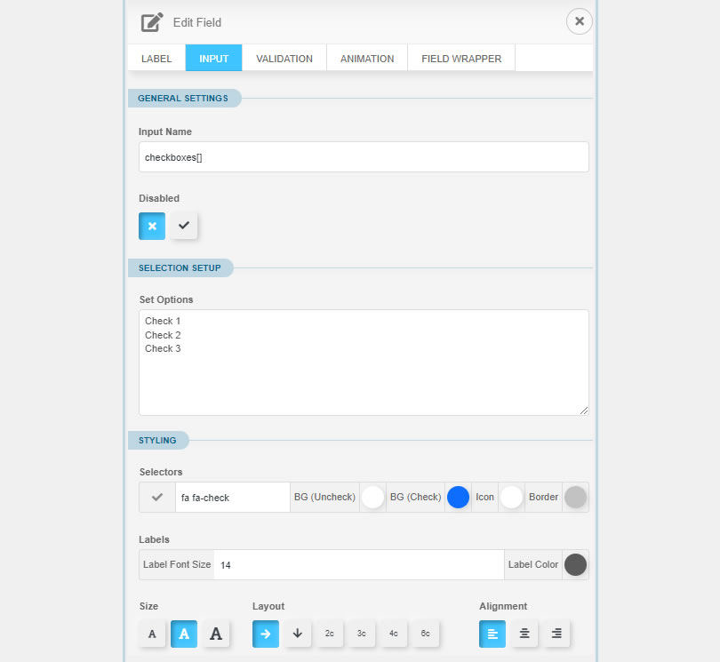NEX-Forms - Form Fields and Elements - Checkboxes - figure - 3