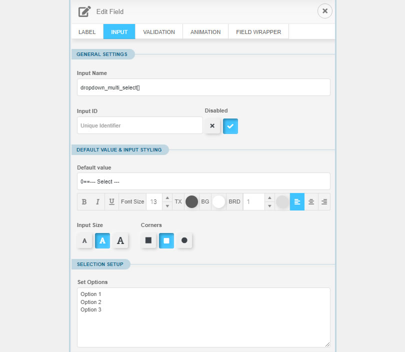 NEX-Forms - Form Fields and Elements - Dropdown Multi-Selects - figure - 3