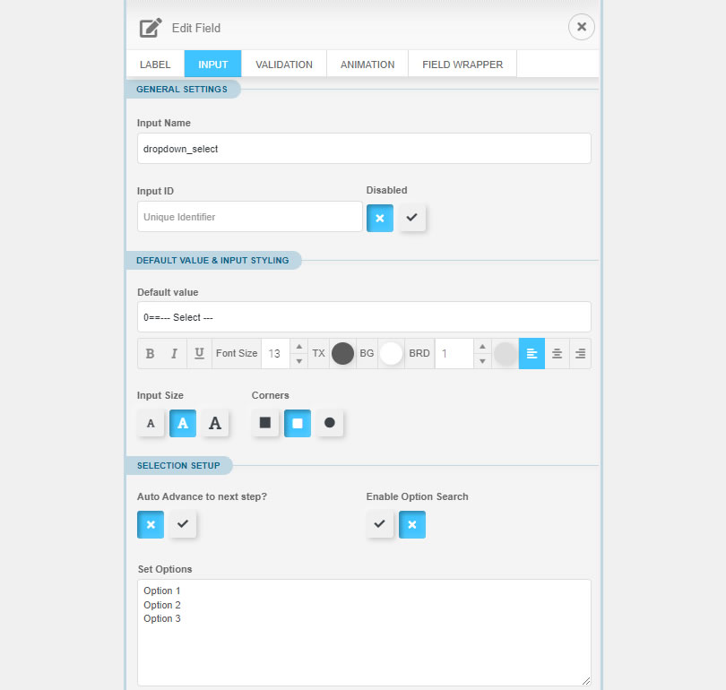 NEX-Forms - Form Fields and Elements - Dropdown Selects - figure - 3
