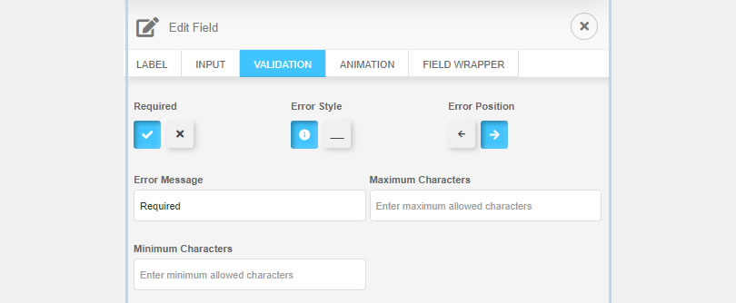 NEX-Forms - Form Fields and Elements - Text Fields - figure - 3