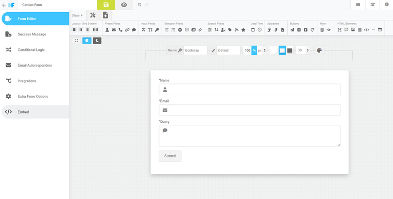 NEX-Forms - Create First Form - Figure - 11